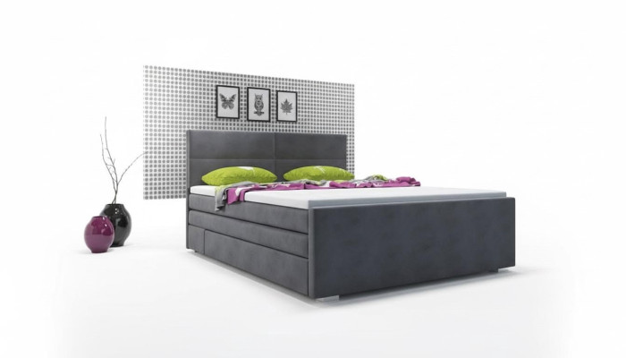 Upholstered bed, beds, bed upholstery, designer, hotel, double, luxury, box spring beds, new.