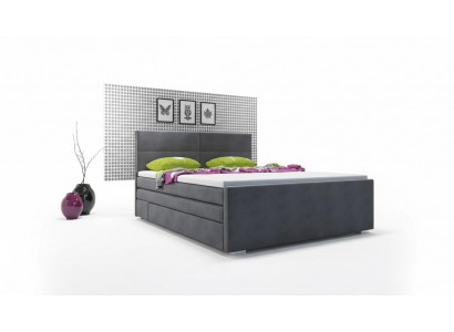 Upholstered bed, beds, bed upholstery, designer, hotel, double, luxury, box spring beds, new.