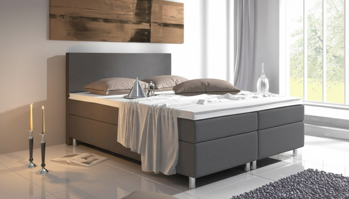 Box spring bed double hotel luxury bedroom beds complete sets mattress new