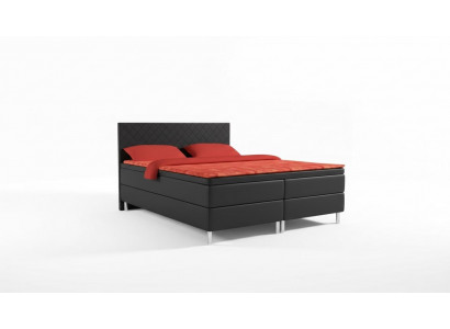 Upholstered bed beds bed upholstery artificial leather designer hotel double luxury design