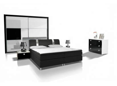 Design bedroom modern sets complete wardrobe bed dresser nightstand
