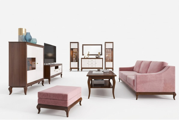 Living room set display cabinet sideboard mirror wall units sideboards design