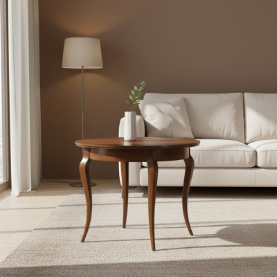 Round tables, round dining room, round designer table, wood high gloss 95/295cm furniture