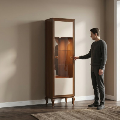 Classical cabinets display cabinets living room furniture noble luxury cabinet display glass