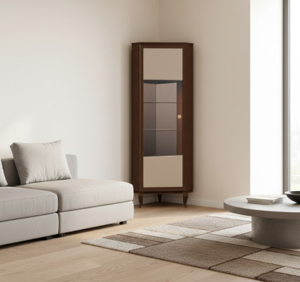 Noble luxury cabinet showcase glass classic cabinets showcases living room furniture