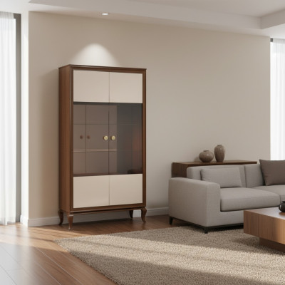 Luxury showcase living room furniture cabinet glass display cabinets designer cabinets sideboard