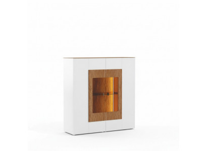 Showcase glass cabinet living room display 1-door showcase tall cabinet sideboard