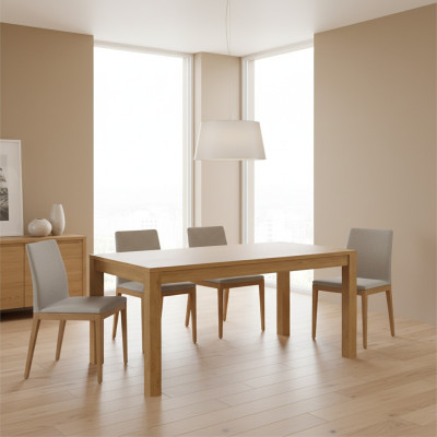 Design dining table in antique style dining table modern tables living room wood 160/220cm