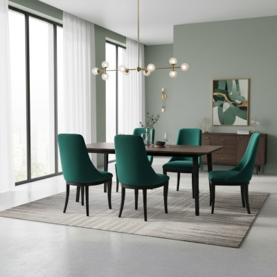 Designer Luxury Classic Dining Room Chair Chairs Seat Modern Solid Wood Armchair