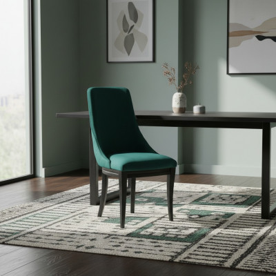 Green Armchairs 2x Luxury Classic Dining Room Chair Chairs Seat Modern Solid Wood