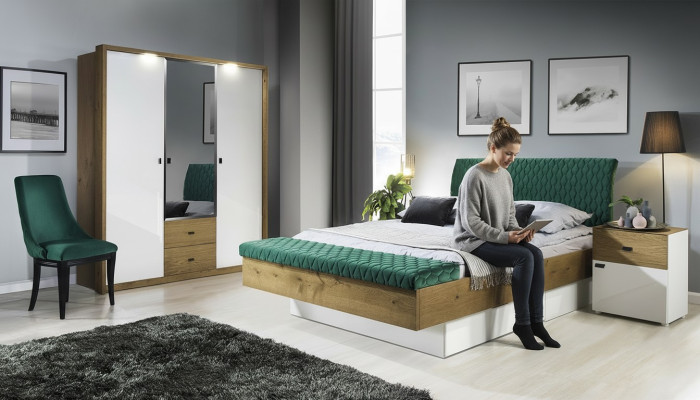 Designer upholstered bed, beds fabric wood luxury double bed 180x200cm double bed