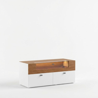Sideboard TV Lowboard XXL Cabinet Table Modern Living Room Wood 125x55cm