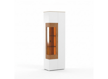 Glass display cabinet living room showcase 1-door display tall cabinet modern