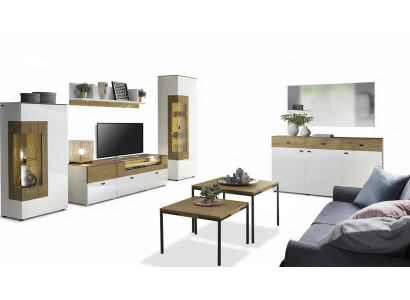 Set Modern Living Room Wall Display Cabinets TV Wardrobe Living Room Baroque Style
