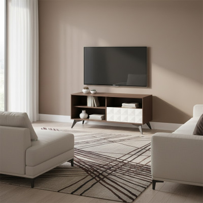 RTV sideboard TV wall lowboard TV cabinet with LED TV unit wood new