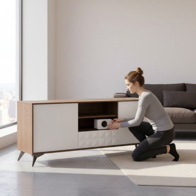 RTV design sideboard TV wall low board luxury new shelves new sideboard cabinet