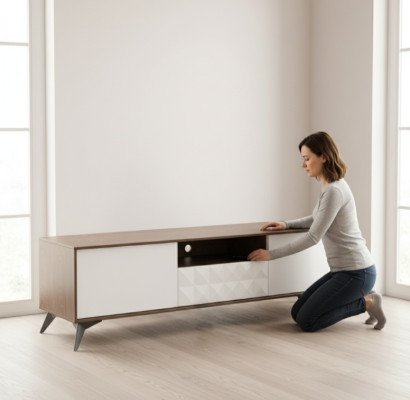 RTV design sideboard TV wall low board luxury new shelves new dresser cabinet