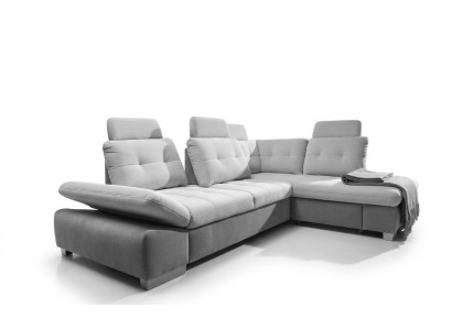 Sectional sofa L shape sofa living landscape set fabric sofas bed function sleep couch