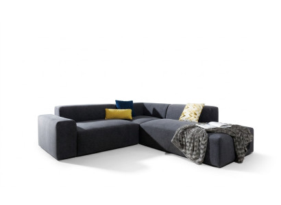 Corner sofa L-shape sofa living landscape set upholstery fabric design modern