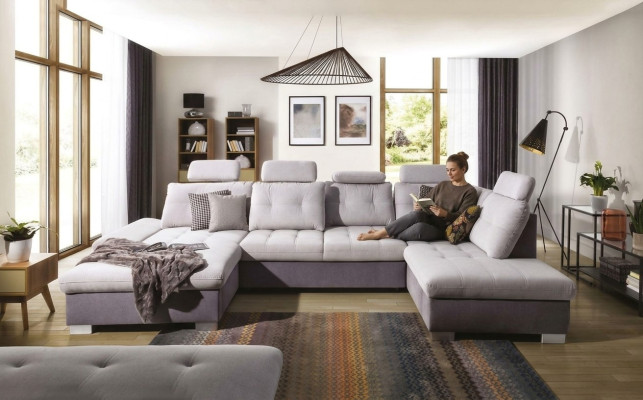 Classic upholstered living landscape living room corner sofa set sleeping sofas sofa