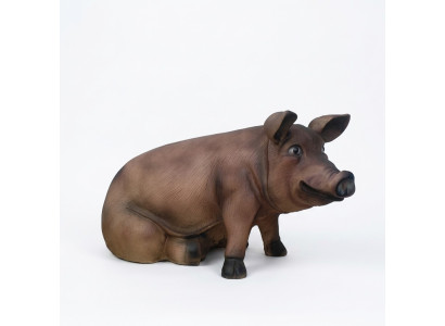 Mast Pig Farm Decoration Garden Figures Statue Animal Sausage Statues Decor