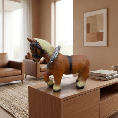 Russian Stallion Horse Decoration Figure Statue Figures Statues Sculpture 35cm