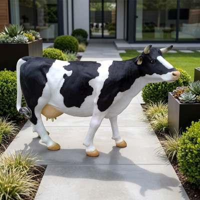 Cattle Display Decoration Farm Decor Garden Cows Sculpture Cow 210cm New
