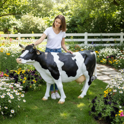 Cow display decoration farm decor garden cows sculpture cow 240cm new