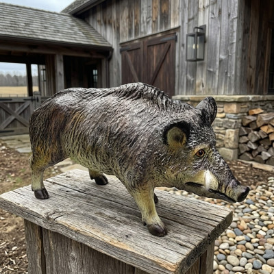 Pig Mast Farm Decoration Garden Figurines Statue Animal Sausage Statues 154cm