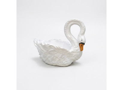 Swan Decorative Statue Garden Figures Statues 54cm Life-Size Figure Plastic