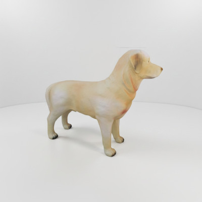Dog Decorative Statue Garden Figures Statues 75cm Life-Size Figure Plastic