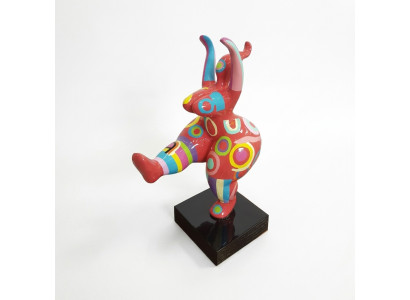 Abstract Designer Art Cute Figure Statue Colorful Painted Sculptures Statues