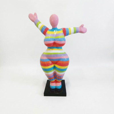 Modern living room decoration statue figures sculptures abstract 85cm colorful decor