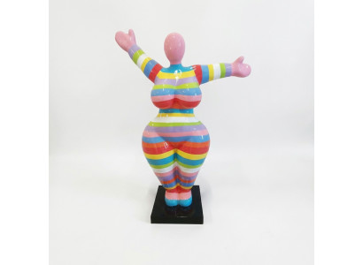 Modern living room decoration statue figures sculptures abstract 85cm colorful decor