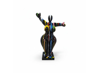 Modern living room decoration statue sculptures abstract 85cm colorful decorative figures