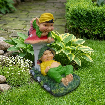 Unemployed and Lazy Trolls for the Garden 60cm Decoration Statue Figures Sculpture