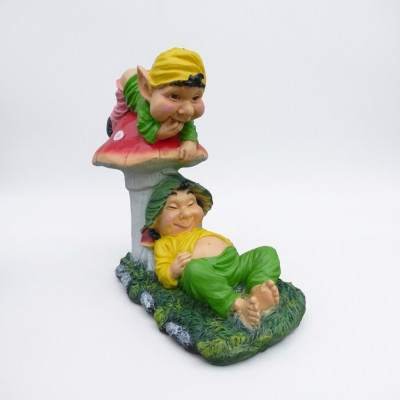 Unemployed and Lazy Trolls for the Garden 60cm Decoration Statue Figures Sculpture