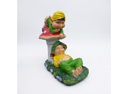 Unemployed and Lazy Trolls for the Garden 60cm Decoration Statue Figures Sculpture