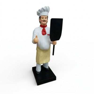 Chef figure statue sculpture menu board advertising stand menu advertising figure new