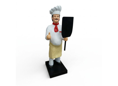 Chef figure statue sculpture menu board advertising stand menu advertising figure new