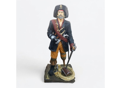 Pirate figure statue privateer buccaneer corsair sculpture decoration 200 cm