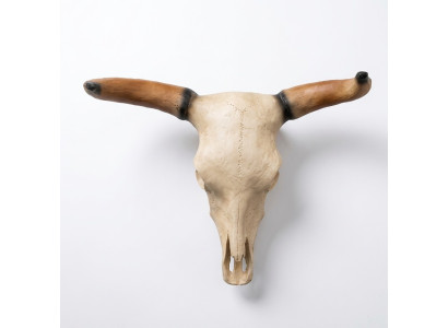 Bull Skull Bull Head Wall Sculptures Height 64 cm Decoration Figure Wall Decoration