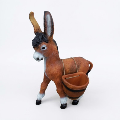Modern design donkey animal garden plastic decoration sculpture brown new