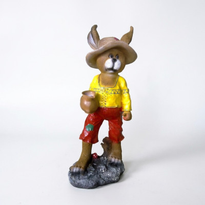 Hare figure abstract figures statues modern statue colorfully painted new 76cm