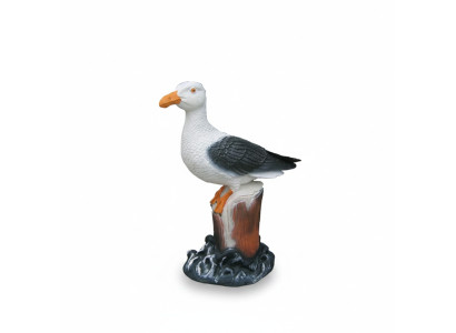 Deco Figure Seagull Bird Garden Figures Sculpture Statues Sculptures 43cm New