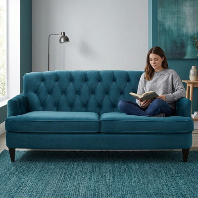 Turquoise Royal Three-Seater Designer Luxury Living Room Sofa 3-Seater Couch