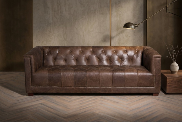 Chesterfield 3+1 Seater Sofa Set Sofa Couch Fabric Leather Couches Set