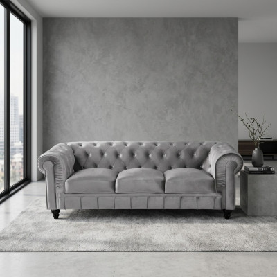 Chesterfield Sofa Couch Upholstery Fabric Leather Couches Upholstery Suite 3 Seaters