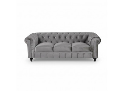 Chesterfield Sofa Couch Upholstery Fabric Leather Couches Upholstery Suite 3 Seaters
