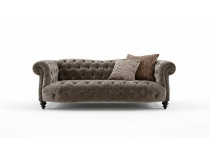 Chesterfield sofa, couch, upholstery, fabric, leather couches, upholstery set, 3-seater